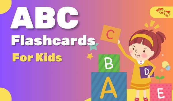 Colorful ABC banner